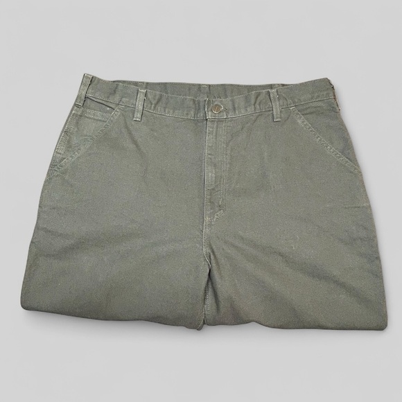 Carhartt Washed Duck Dungaree Cargo Work Pants Size 38x30 - Picture 3 of 10